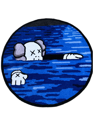 Kaws In The River Rug